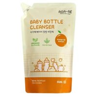 Nước rửa bình sữa AGA-AE hương cam - Túi 500ml (Giao bao bì ngẫu nhiên)
