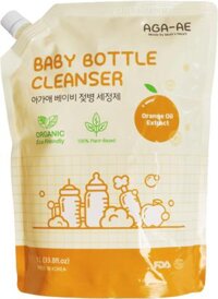 Nước rửa bình sữa AGA-AE hương cam - Túi 1L