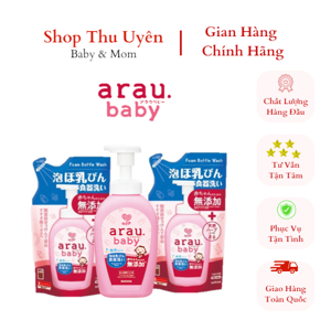 Nước rửa bình sữa Arau Baby túi 450ml