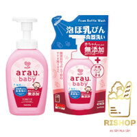 Nước rửa bình sữa Arau Baby Nhật Bản Dạng Chai/Túi 500ml