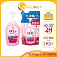 Nước rửa bình sữa Arau Baby Nhật Bản