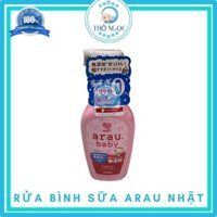 Nước rửa bình sữa arau baby giúp bình sạch sẽ,sáng bóng chai 500ml,túi 450ml-shop thỏ ngọc