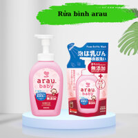 Nước rửa bình sữa Arau Baby 500ml Nhật