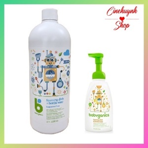 Nước rửa bình sữa Babyganics 473ml