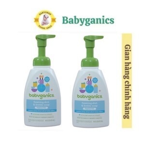 Nước rửa bình sữa Babyganics 473ml