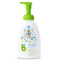 Nước rửa bình sữa Babyganics dạng bọt Chai có vòi 473ml