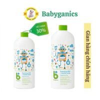 Nước rửa bình sữa Babyganics 964ml - Chai refill