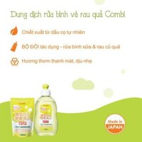 Nước rửa bình sữa Combi Nhật Bản