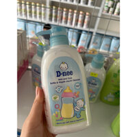 Nước Rửa Bình Sữa Dnee 500ml (Made In Thailand), Súc Bình Rửa Núm Ti Dnee Chai Nhựa ( ảnh chụp thật)