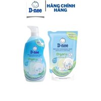 Nước rửa bình sữa Dnee Organic Túi 500ml / Chai 600ml . .