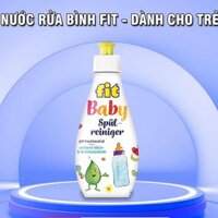 Nước rửa bình sữa FIT Baby Dung Tích 400ml, nước rửa bình sữa tốt nhất cho bé yêu