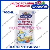 NƯỚC RỬA BÌNH SỮA KODOMO 700ML DẠNG TÚI