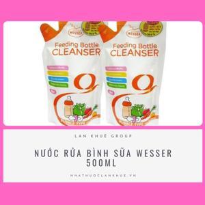 Nước rửa bình sữa và rau quả Wesser - Dạng chai 500ml