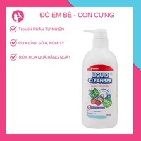 Nước rửa bình sữa và rau củ Pigeon, chai 700ml - con cưng akachan