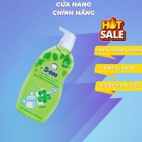 Nước rửa bình/ xúc bình sữa Dnee Thái Lan 600ml mẫu mới chuẩn thái