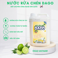 Nước Rửa Chén Bát DAGO Can 5L Tiêu Chuẩn Hàn Quốc Hương Chanh, Hương Quế, Muối Khoáng Tiết Kiệm
