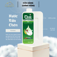 Nước rửa chén bát ECONOVA organic xuất xứ Italia chiết xuất từ thảo mộc an toàn cho cả gia đình