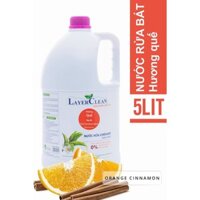 NƯỚC RỬA CHÉN BÁT HỮU CƠ 5L - Hương QUẾ tặng 1 RCB hương gừng 100ml