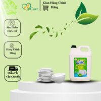 Nước rửa chén bát hữu cơ, can dầu rửa bát MT Care Cốt Chanh Vàng dung tích 10kg an toàn với da tay