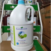 Nước rửa chén bát hữu cơ Layer Clean hương Qủa Hồng can 5L chiết xuất tự nhiên