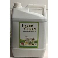 NƯỚC RỬA CHÉN BÁT HỮU CƠ LAYER CLEAN 5l, hương quả hồng