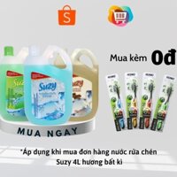 Nước Rửa Chén Bát Suzy Nhật Bản 4L Thành Phần Hữu Cơ, An Toàn Da Tay Khử Mùi Hiệu Quả_Tạp hóa nhà Lim