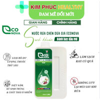 Nước rửa chén bát thảo mộc Dừa già/Gạo Econova. Xuất xứ Italia