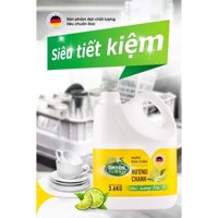 Nước rửa chén Batos Clean hương chanh siêu sạch can 3,6kg