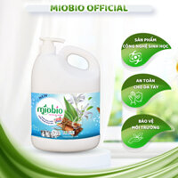 Nước Rửa Chén Công Nghệ Sinh Học Miobio Dung Tích 4500ml - Chiết Xuất Thiên Nhiên Không Gây Khô, Kích Ứng Da