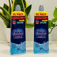 Nuớc rửa chén Finish dùng cho máy rửa bát  combo 2 chai nước trợ xả Finish 750 ml