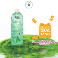 Nước rửa chén gốc thực vật Earth Choice khử sạch mùi tanh, dầu mỡ không khô da chiết xuất nha đam 1L/Chai