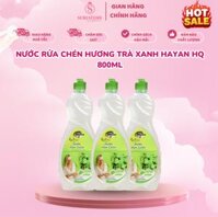 Nước rửa chén hương trà xanh Hayan HQ 800ml