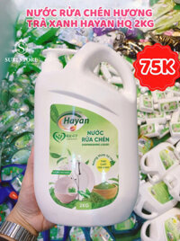 Nước rửa chén hương trà xanh Hayan HQ 2Kg