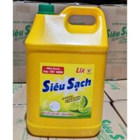 Nước Rửa chén Lix Chanh  CAN 9kg