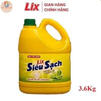Nước rửa chén LIX siêu sạch hương chanh 3.6kg