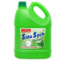 Nước Rửa Chén Lix Siêu Sạch Hương Trà Xanh 3,5Kg