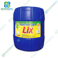 Nước rửa chén Lix siêu sạch hương chanh can 20 kg