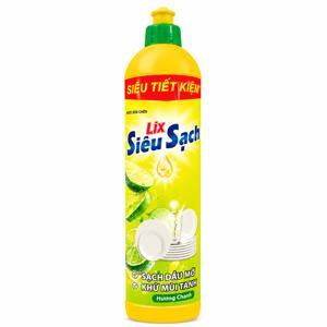 Nước rửa chén Lix Vitamin E hương Chanh chai 400g