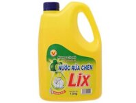 Nước rửa chén Lix Vitamin E hương chanh can 1.5kg