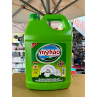 Nước rửa chén Mỹ hảo 3,6 kg hương trà xanh .