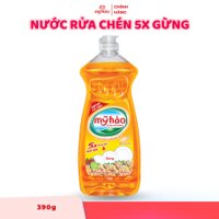 Nước Rửa Chén Mỹ Hảo 5X - Gừng - 390g