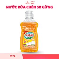 Nước Rửa Chén Mỹ Hảo 5X - Gừng - 200g