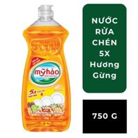 Nước Rửa Chén Mỹ Hảo 5X - Gừng - 750g