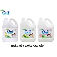 NƯỚC RỬA CHÉN ON1 TRÀ XANH MUỐI HỒNG /CHANH SẢ 3.8KG - KIWI & ALOVERA 3.6KG