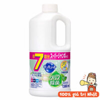 Nước rửa chén organic KAO trà xanh 1380ml