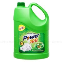Nước Rửa Chén Power 100 Hương Trà Xanh Can 3.5kg