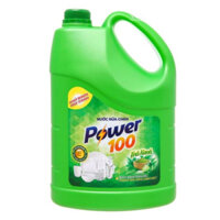 Nước rửa chén Power 100 hương trà xanh / chanh can 3,5kg