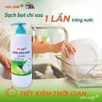 Nước rửa chén sinh học Holame Clean,  enzyme sinh học an toàn diệt khuẩn khử mùi - 800ml