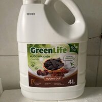 Nước rửa chén sinh học Greenlife hương quế 4 lít, dungmayman