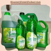 Nước rửa chén Sunday - Hương Chanh và Hương Trà xanh - 10kg
